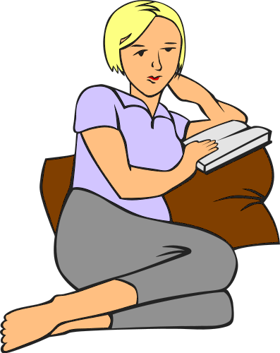 Free Reading Book Clipart