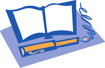 Free Blue Book Clipart