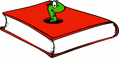 Free Book Worm Clipart