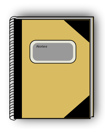 Free Notebook Clipart