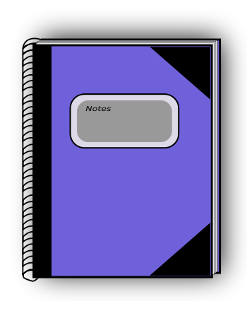 Free Notebook Clipart