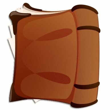 Free Brown Book Clipart