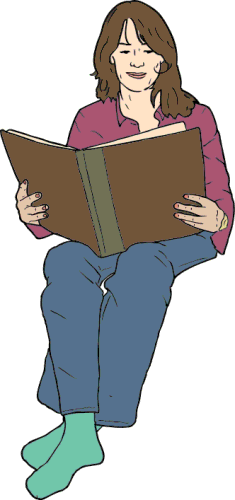 Free Reading Book Clipart