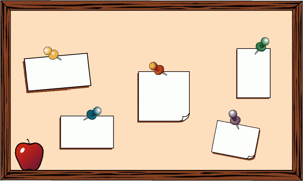 Free Bulletin Board Clipart