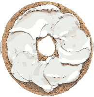 Free Bagel Clipart