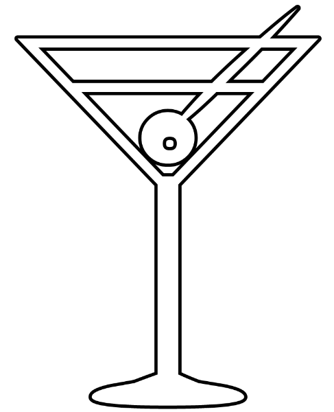 Free Martini Clipart