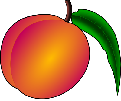 Free Peach Clipart