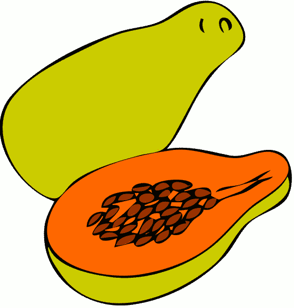 Free Papaya Clipart