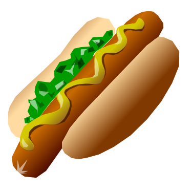 Free Hot Dog Clipart