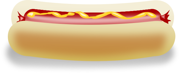 Free Hot Dog Clipart