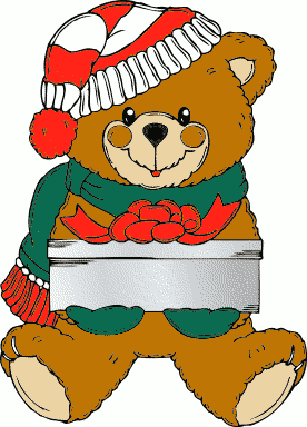 Free Christmas Animals Clipart