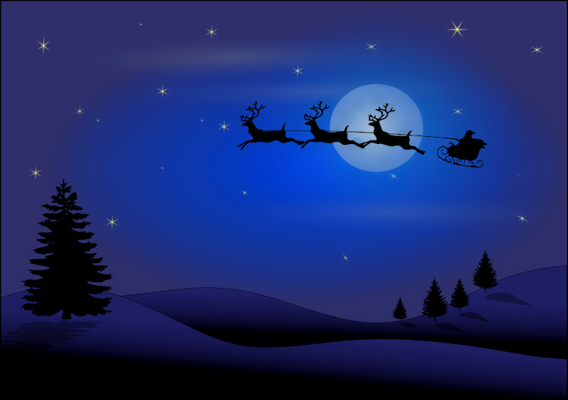 Free Christmas Scenes Clipart