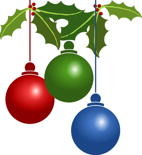 Free Christmas Ornaments Clipart