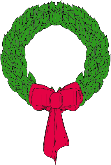 Free Christmas Bows Clipart