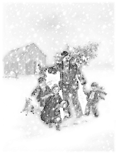 Free Christmas Scenes Clipart