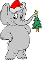 Free Christmas Animals Clipart