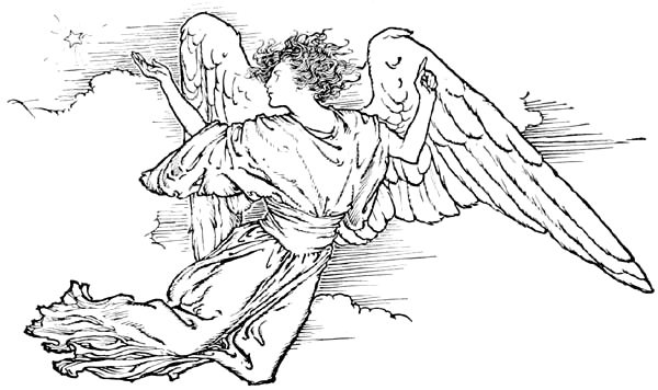 Free Christmas Angels Clipart