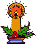 Free Christmas Candles Clipart