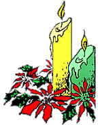 Free Christmas Candles Clipart