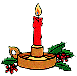 Free Christmas Candles Clipart