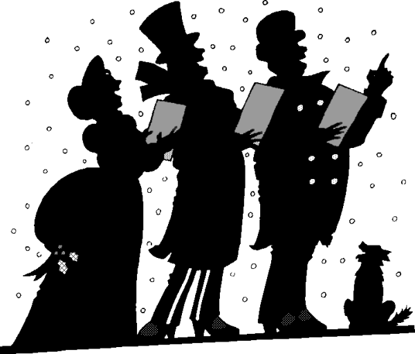 Free Christmas Carolers Clipart