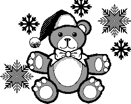 Free Christmas Animals Clipart