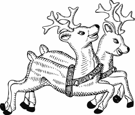 Free Christmas Animals Clipart