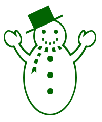 Free Snowman Clipart