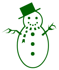 Free Green Christmas Clipart