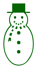 Free Green Christmas Clipart