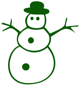 Free Green Christmas Clipart