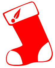 Free Christmas Stocking Clipart