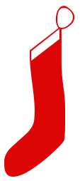 Free Christmas Stocking Clipart