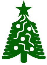 Free Green Christmas Clipart