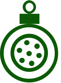 Free Green Christmas Clipart