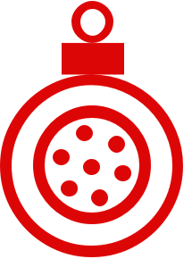 Free Red Christmas Clipart