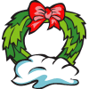Free Christmas Wreath Clipart