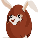 Free Chocolate Bunny Clipart