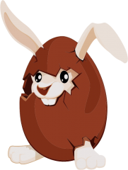 Free Chocolate Bunny Clipart