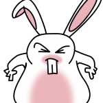 Free Angry Easter Bunny Clipart
