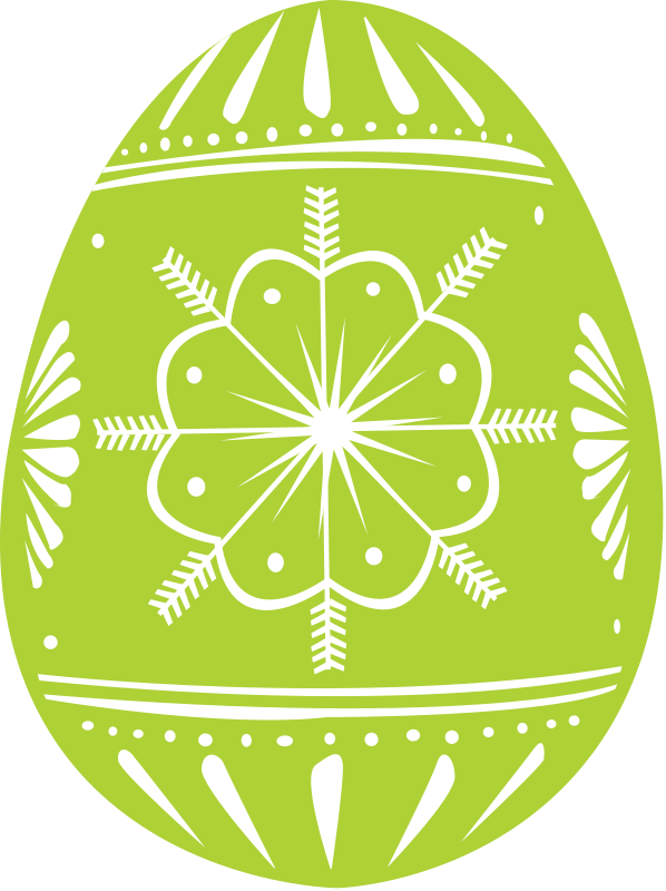 Free Easter Colored Egg Clipart