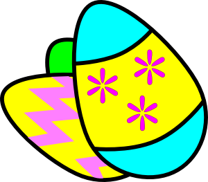 Free Easter Colored Egg Clipart