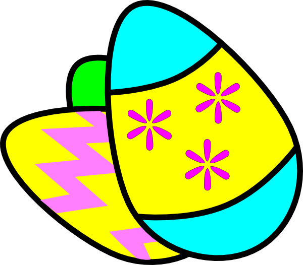 Free Easter Colored Egg Clipart