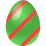 Free Easter Colored Egg Clipart