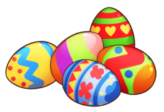 Free Easter Colored Egg Clipart