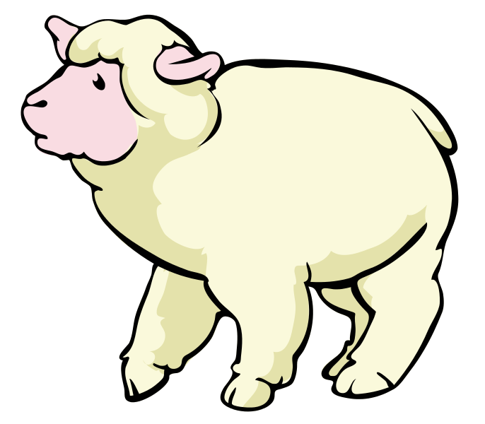 Free Easter Sheep Clipart