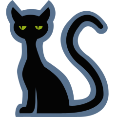 Free Black Cat Clipart