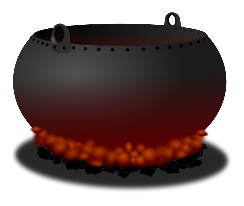 Free Witches Cauldron Clipart