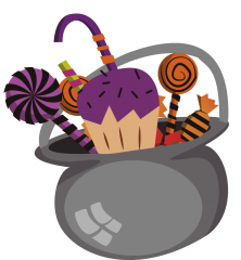 Free Trick or Treat Clipart