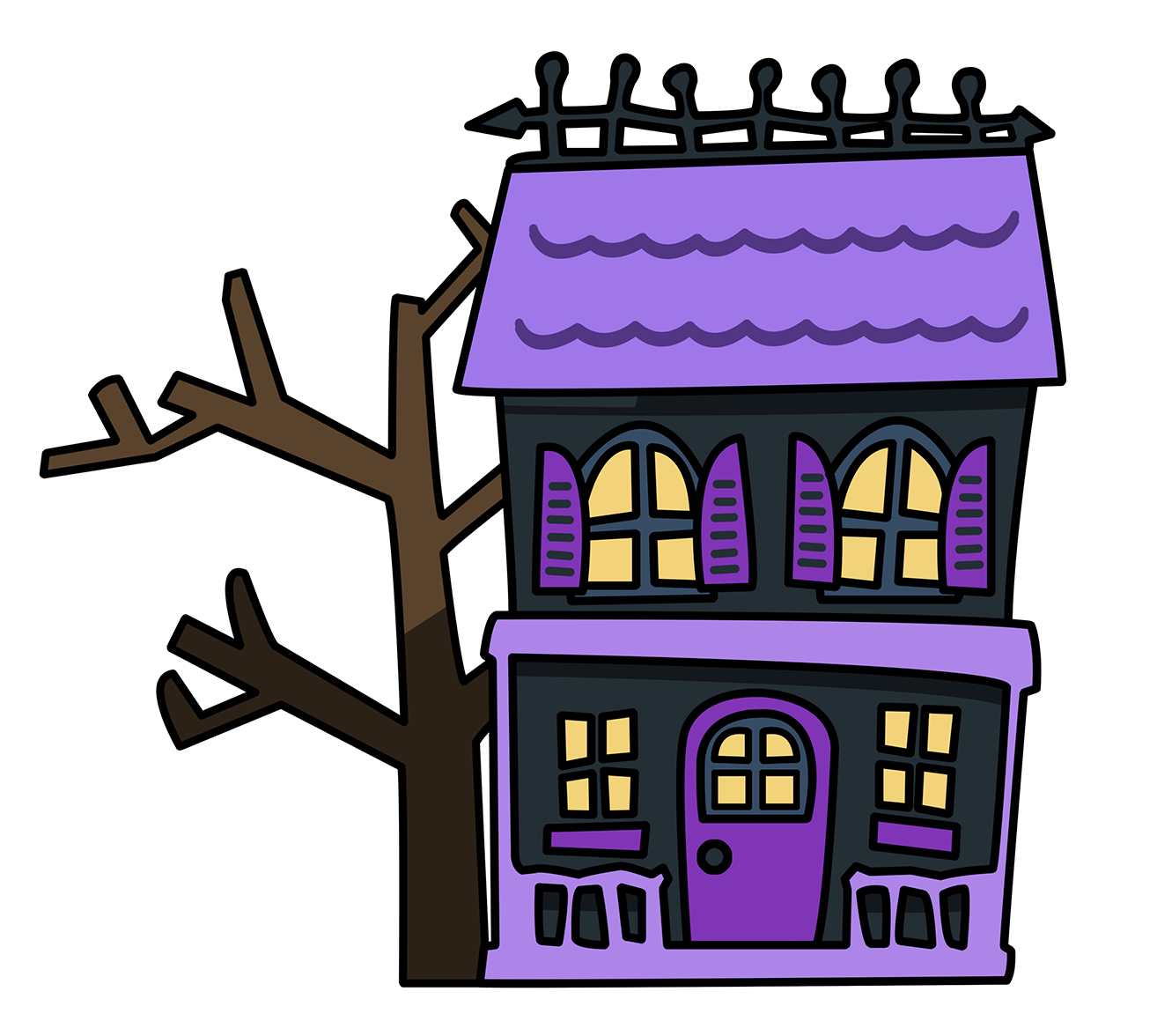 Free Haunted House Clipart